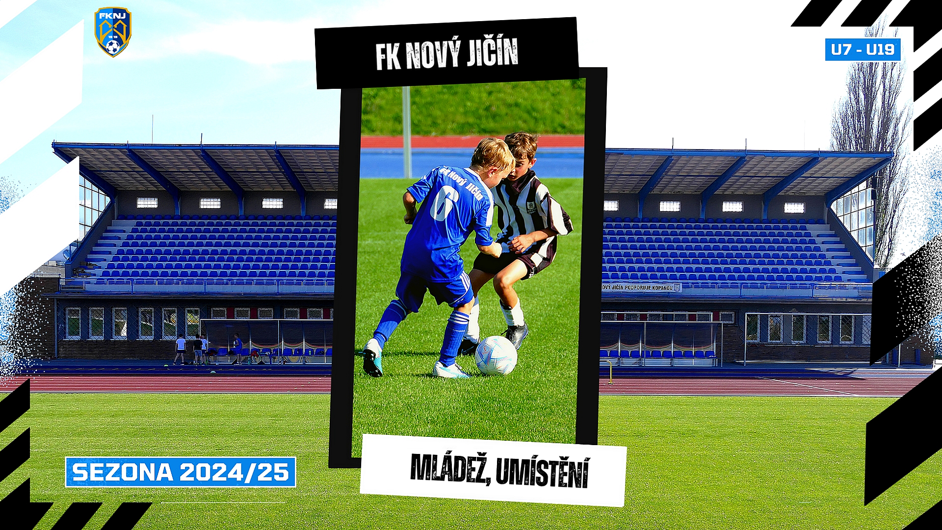 FK Nový Jičín - Umístění mládežnických týmů, sezona 2024/25