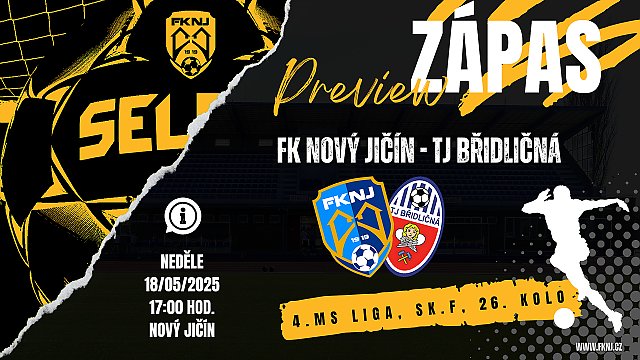 PREVIEW: FK Nový Jičín - TJ Břidličná