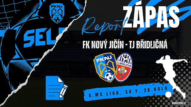 MU, 25. kolo: FK Nový Jičín - TJ Břidličná 0:2 (0:1)