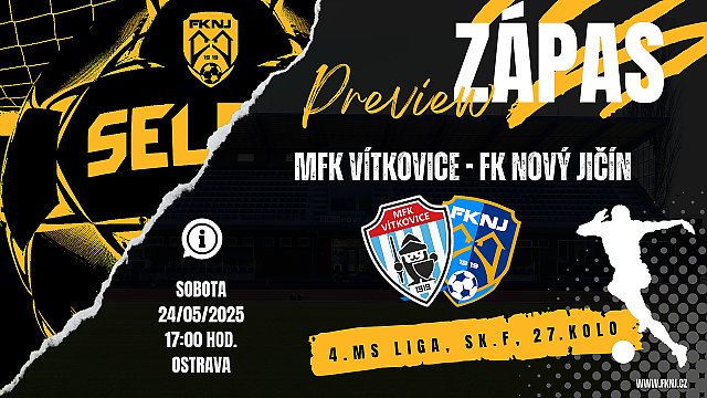 PREVIEW: MFK Vítkovice - FK Nový Jičín