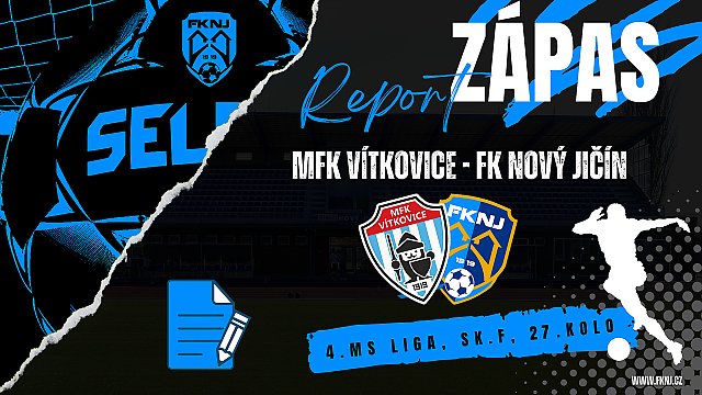 MU, 27. kolo: MFK Vítkovice - FK Nový Jičín 1:0 (0:0)