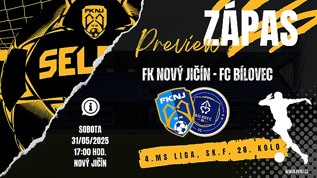 PREVIEW: FK Nový Jičín - FC Bílovec